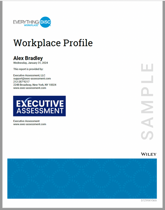 Everything DiSC® Workplace Profile